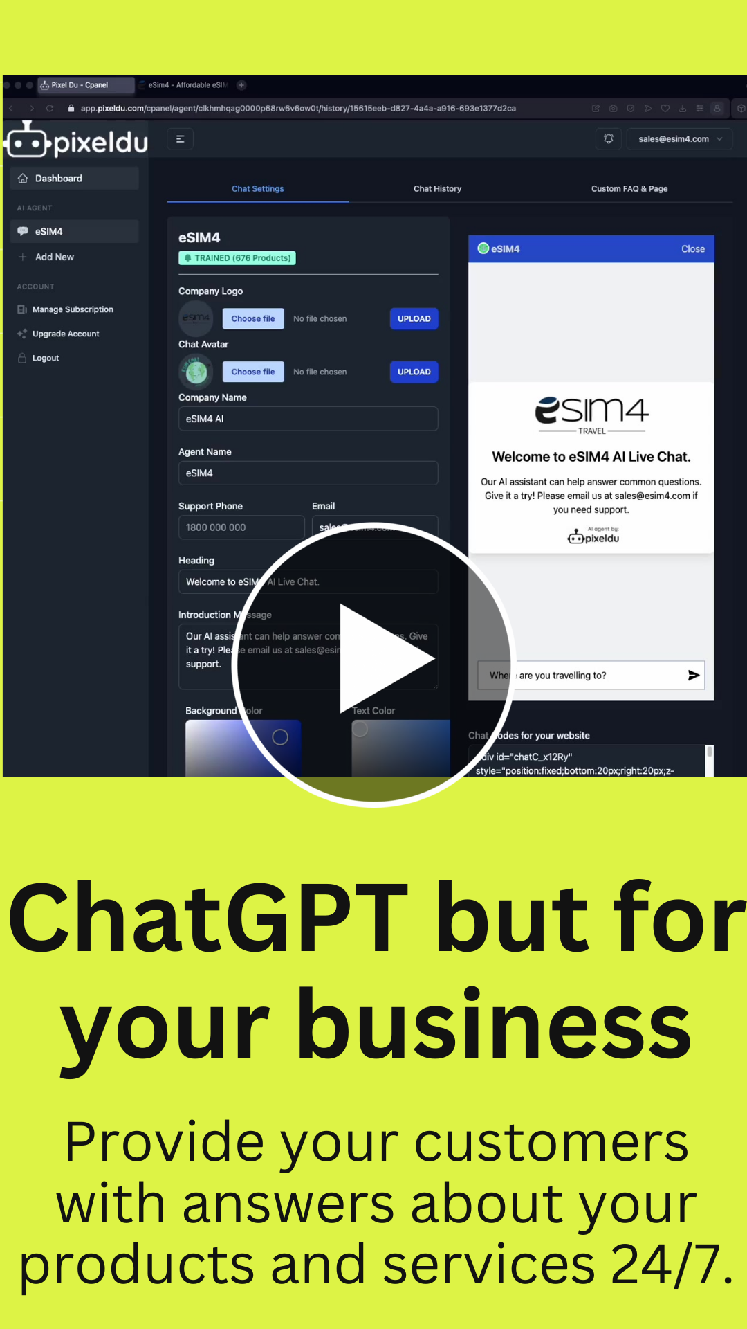ChatGPT but for your business
